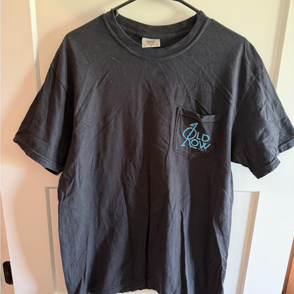 Old row Black T-Shirt for Men
